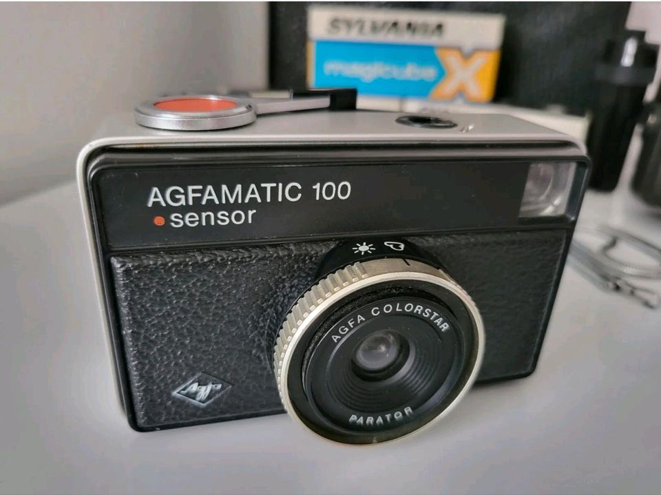 AGFA - Agfamatic 100 Sensor Fotoapparat - gebraucht!.  Mit Koffer in Berlin