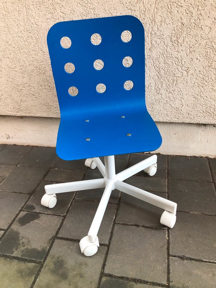 Ikea Schreibtischstuhl Jules blau in Aachen