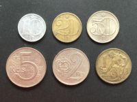 Münzen Tschechoslowakei 10 Heller-5 Kronen vollständig 1978-1980 Thüringen - Erfurt Vorschau