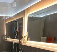 Badezimmerspiegel; Spiegel; Wandspiegel mit Beleuchtung Wandsbek - Hamburg Rahlstedt Vorschau