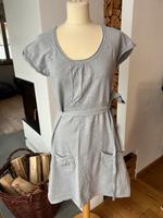 Baumwollkleid kurzarm Wollkleid grau Zero 38 Bayern - Waakirchen Vorschau