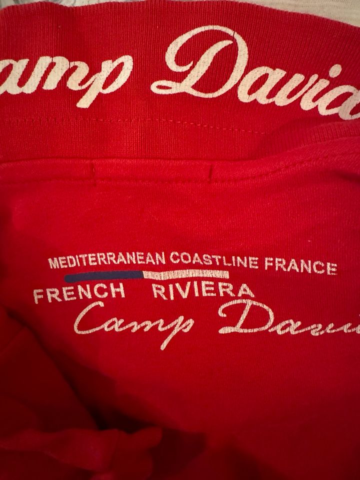 Gr 86 92 Camp David Polo Shirt rot neuwertig in Berlin