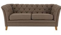 ANGEBOT! Sofa, 2-Sitzer, Braun, Knopfheftung, Couch statt 799€ Neustadt - Hohentor Vorschau