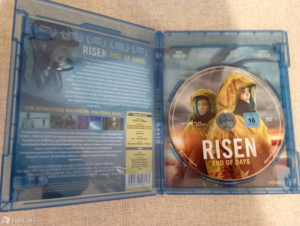 Risen - End of Days Bluray wie neu! in Weil am Rhein