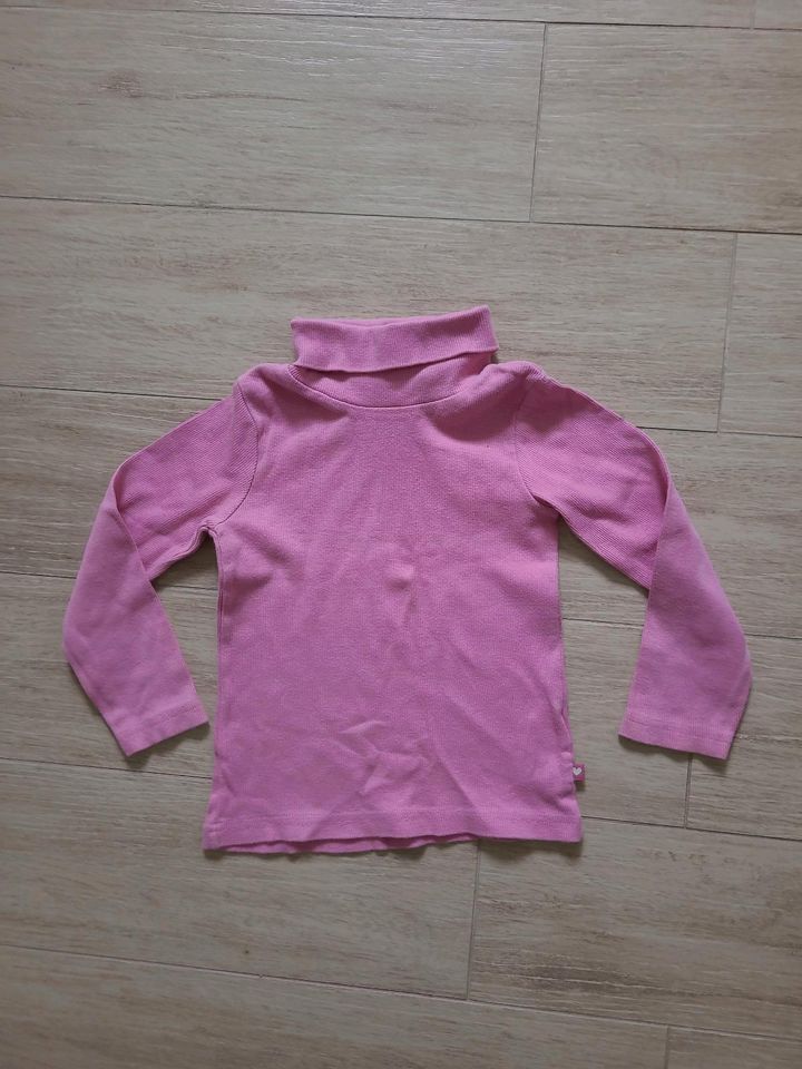 Blue Seven Kids Rollkragenpullover Gr 104 rosa Mädchen neuwertig in Rosengarten