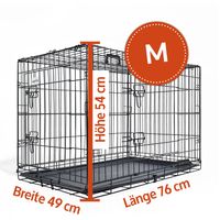 Hundegitterbox Hundetransportbox Hundekäfig Faltbar Größe M Nordrhein-Westfalen - Ostbevern Vorschau