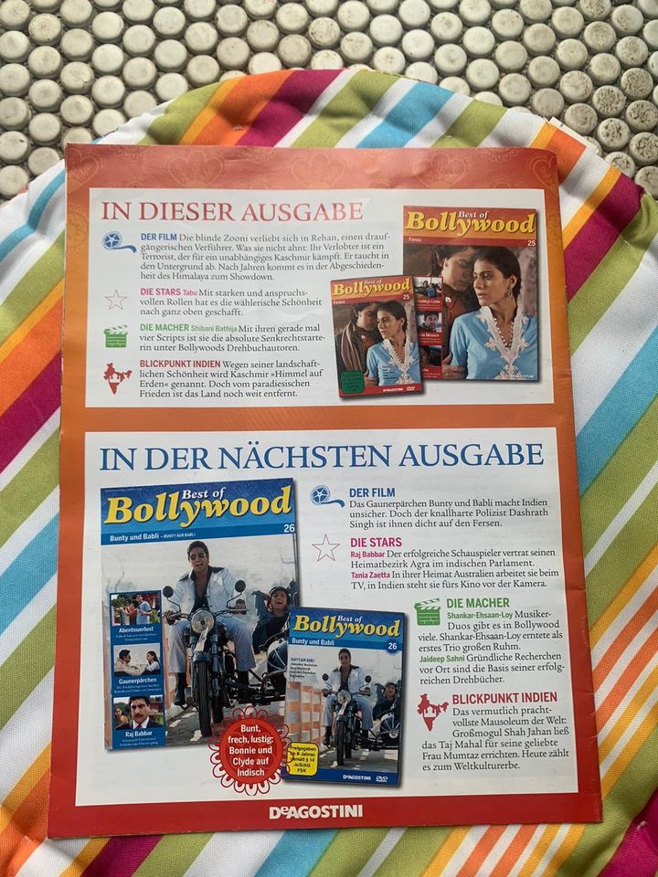 Best of Bollywood 25 16 dvd Heft Fanaa Mädchen Magazin in Duisburg
