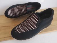 Damen Schuhe Slipper Loafers PRADA Gr 38 schwarz rosa Duisburg - Friemersheim Vorschau