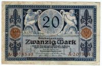Reichsbanknote 20 Mark, 4. November 1915 Brandenburg - Brandenburg an der Havel Vorschau
