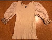 Leinen Bluse Tracht beige Creme Vintage Retro S/M Baden-Württemberg - Schömberg Vorschau