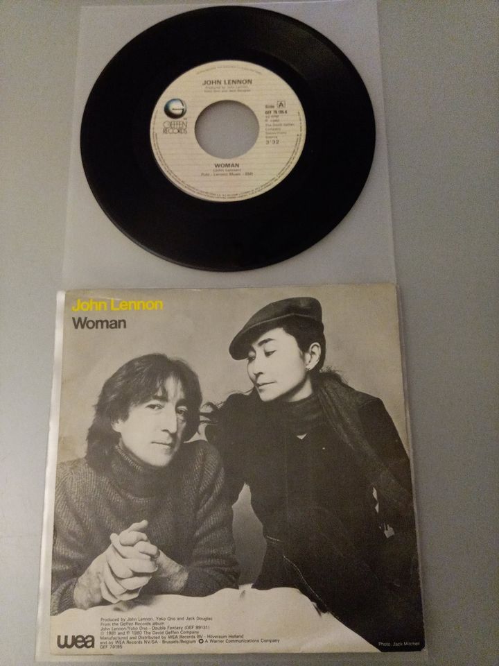 John Lennon + Yoko Ono Single – Woman / Beautiful Boys – 1981 in Köln