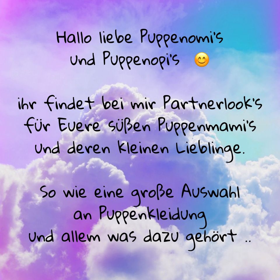 Puppenkleidung Baumaschinen für Jungspuppen 30-33cm ☘️ in Freihung