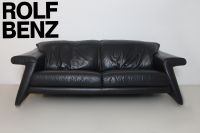 Rolf Benz Leder Couch Schwarz Zweisitzer Sofa Modern Design Friedrichshain-Kreuzberg - Kreuzberg Vorschau