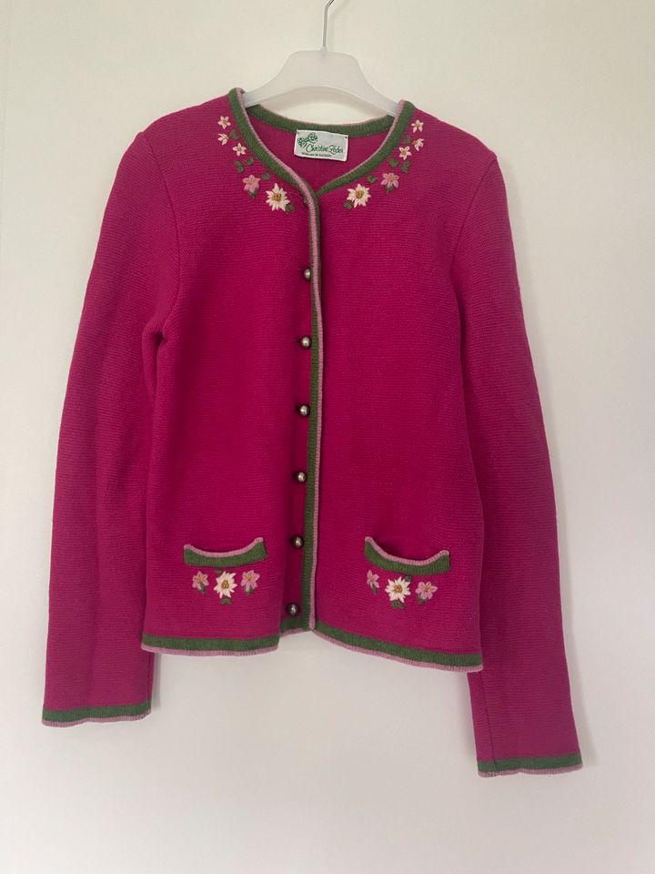 Dirndljacke Christine Zeder Größe 140 pink *top* in Holzkirchen