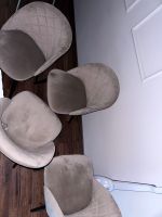 8x esszimmer stühle in beige samt wie neu Mitte - Wedding Vorschau