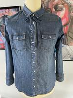 Tchibo Damen Hemd Bluse Jeans 40L blau Hessen - Großkrotzenburg Vorschau