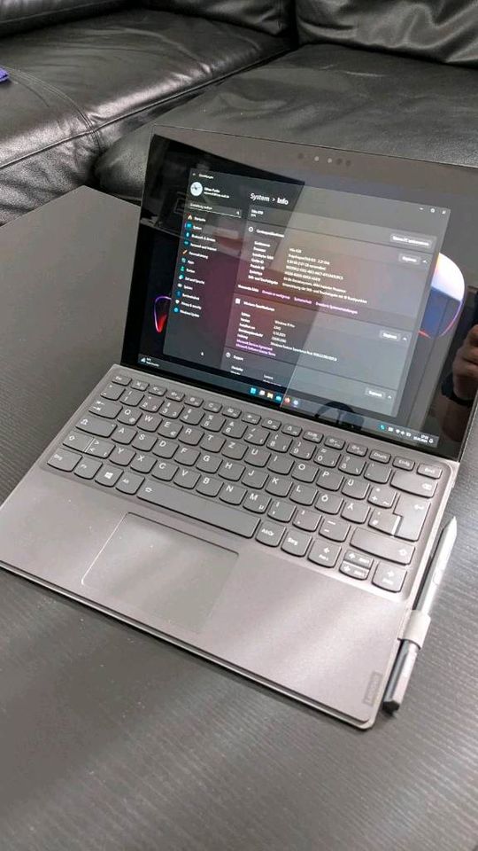Lenovo Miix 630 Win11 Tablet, LTE, Tastatur, Stift, Leder Hülle in Bersenbrück