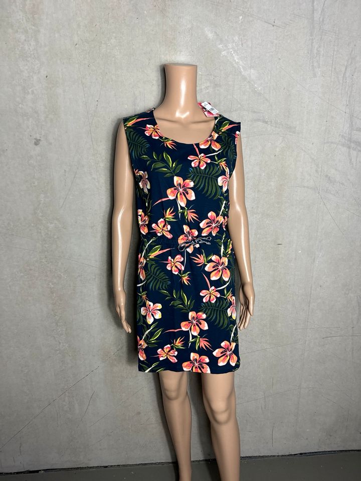 Roxy Sommer Kleid floral blau neu Gr S 36 150 in Erlabrunn