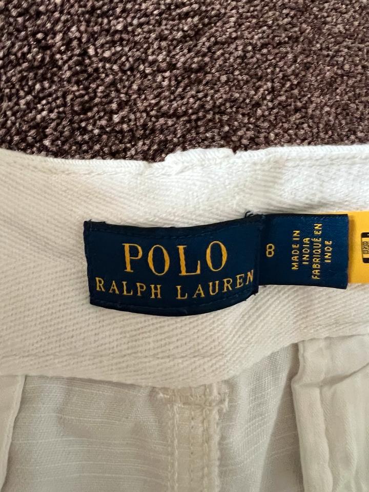 Polo Ralph Lauren kurze Hose Hotpants Short weiß Knöpfe M 38 in Gütersloh