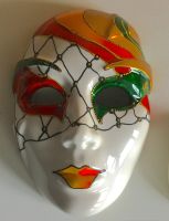 Wandkeramik, Wandbild. Venezianische Masken Bayern - Kempten Vorschau