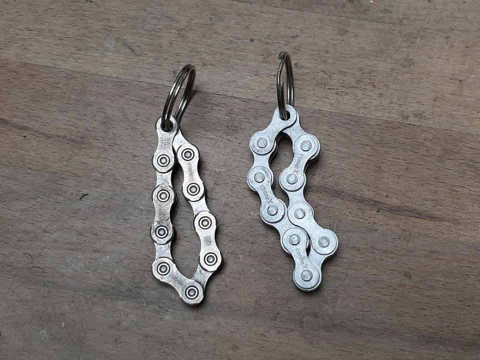 Schlüsselanhänger aus Fahrradkette in Schönaich