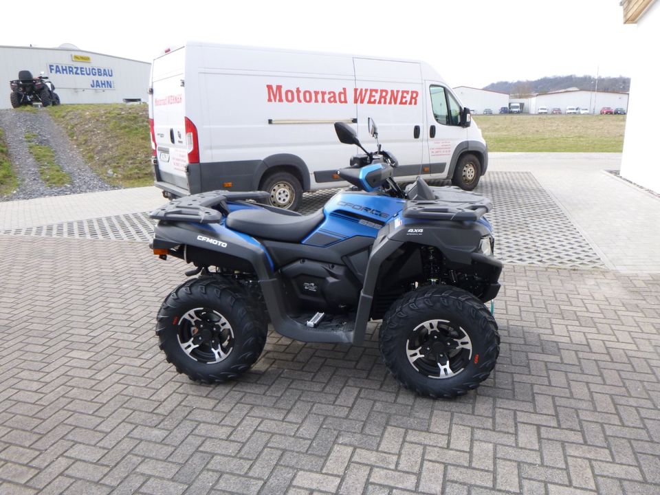 Neufahrzeug CFMOTO CForce 625 S DLX EPS (Servo)  LOF,   blau in Uhlstädt-Kirchhasel