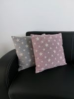 Schöne Kissen zu verkaufen *super Zustand* grau/rosa Niedersachsen - Barßel Vorschau