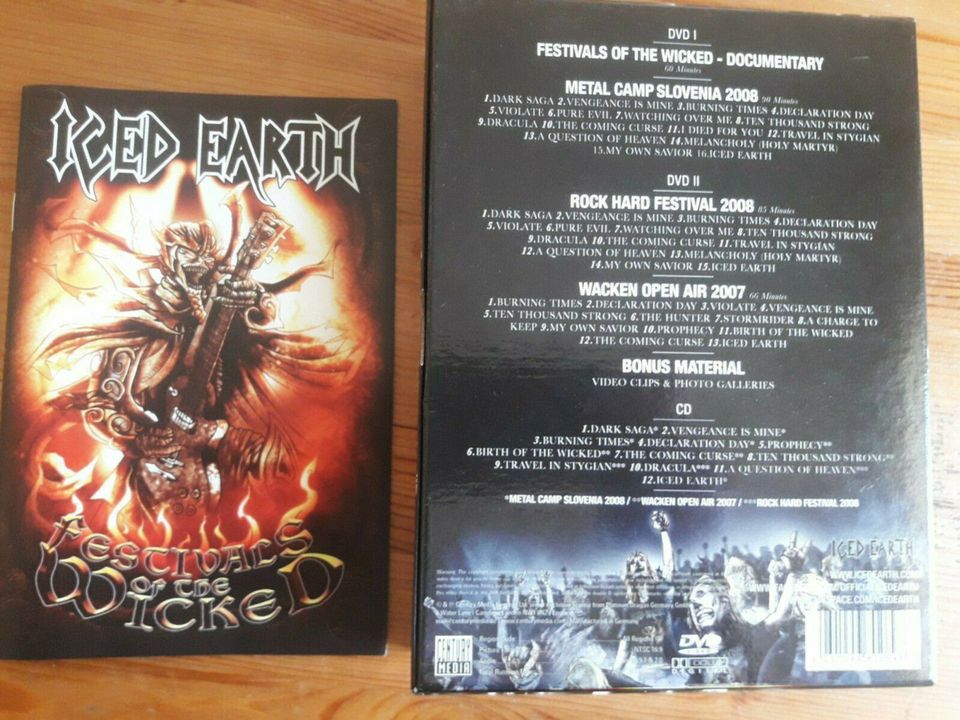 Iced Earth Festival of the wicked 3 DVD/CD Flagge Deluxe Box 2011 in Köln -  Nippes | Musik und CDs gebraucht kaufen | eBay Kleinanzeigen ist jetzt  Kleinanzeigen