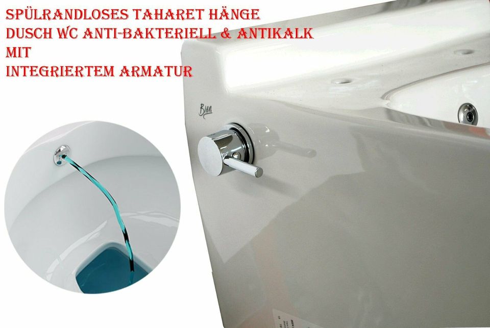 Design Taharet Dusch Wc NEPTÜN NANO Randlos intgr. Armatur in Duisburg