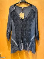 Tredy Tunika Bluse Shirt Stickerei Federn 42 dunkelblau NEU Nordrhein-Westfalen - Minden Vorschau