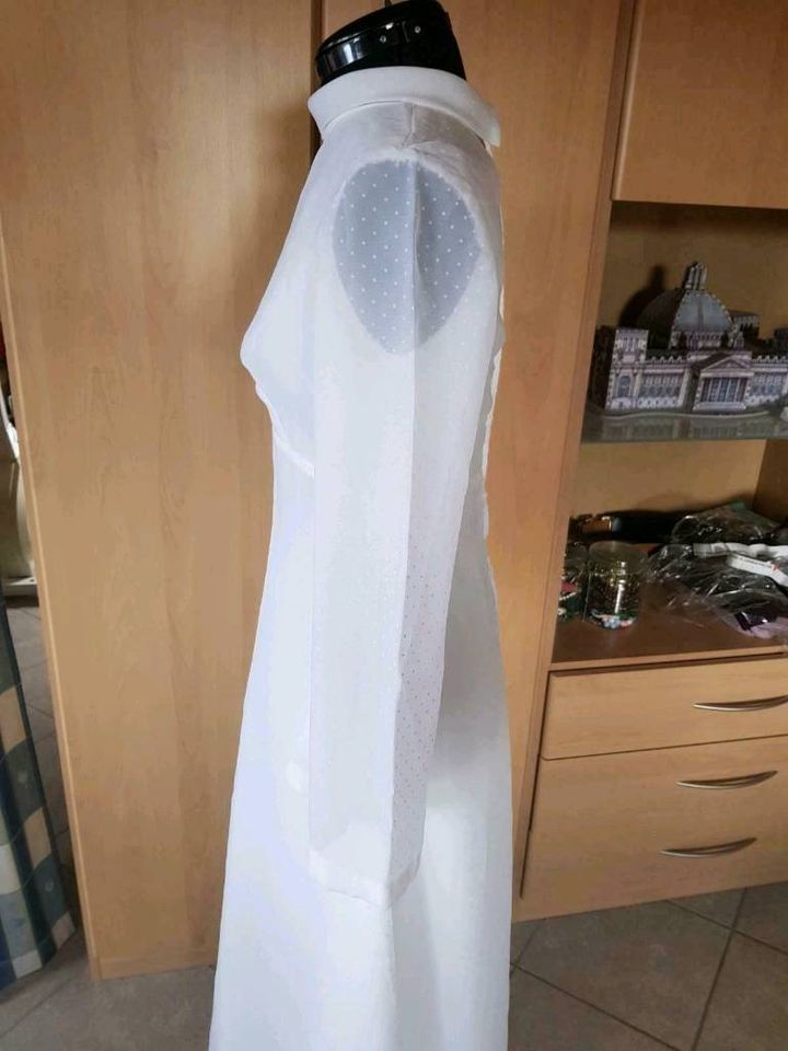 ❤Brautkleid 70iger Hut Punkte 34/36 OW C-Kö. Hochzeit 70iger in Wiesentheid