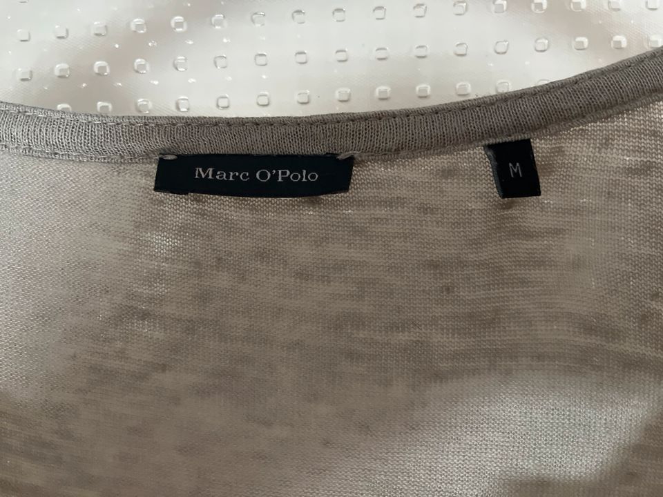Marc O’Polo Shirt Langarm beige mit Knopfleiste in Wilgartswiesen