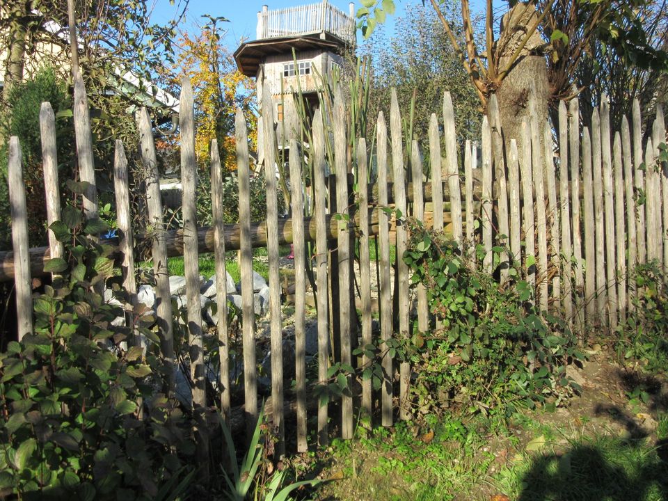 Hanikel Hanichel Kastanie Bauerngarten Gartenzaun Naturzaun in Schalkham