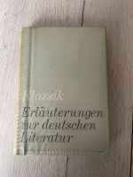 Klassik - Erlöuterungen zur deutschen Literatur DDR 1974 Sachsen - Plauen Vorschau