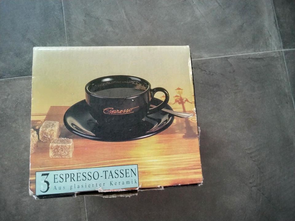 Neu!!!  Keramik Espresso Tassen 3 Stück!!! in Schwabach