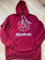 Herren Kapuzen Sweatshirt in weinrot von Reebok Baden-Württemberg - Schorndorf Vorschau