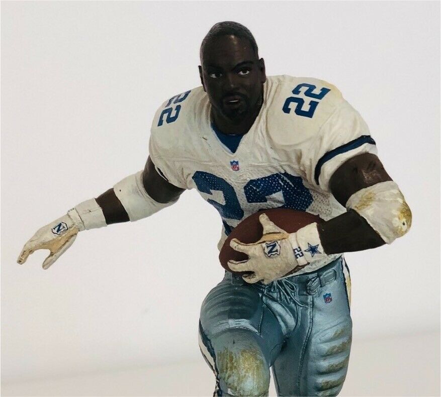 McFarlane NFL Series 1 Emmitt Smith No Helmet Dallas Cowboys Rare in Pyrbaum