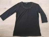 Schwarzes 3/4 Arm Shirt mit Spitze Größe 38 Sachsen - Pulsnitz Vorschau