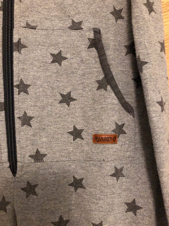Jako-O Schlafanzug Overall Jumpsuit Einteiler grau Stern 152/158 in Diekholzen