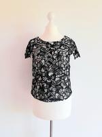 Alice+Olivia Bluse Top S Schmetterlinge Schwarz Weiß mit Seide Altona - Hamburg Sternschanze Vorschau