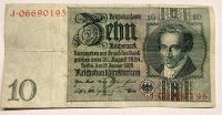 Zehn Reichsmark vom 30. August 1924 Niedersachsen - Visselhövede Vorschau