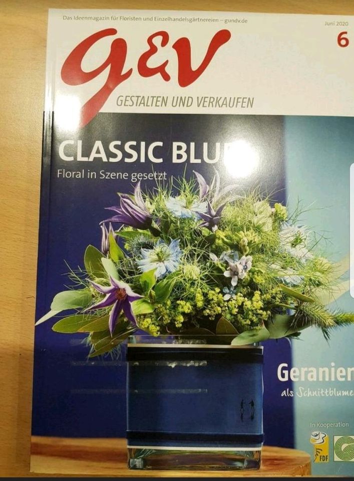 Florist / Gärtner Fachzeitschrift G&V Gestalten und Verkaufen in Freudenberg