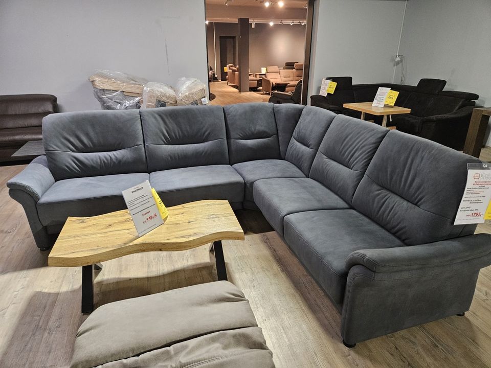 NEU Couch Wohnlandschaft Ecksofa denim Federkern Colli Möbel %%% in Vreden