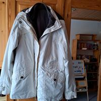 Beige Regenjacke mit brauner Fleecjacke Bayern - Gerbrunn Vorschau