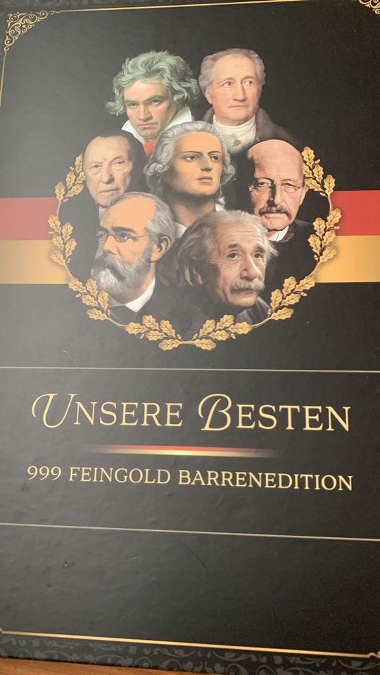 999er Feingold Barrenedition " UNSERE BESTEN / KOMPONISTEN in Kolkwitz