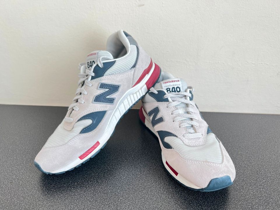 New Balance ML840 BE Sneakers pigment grey marine blau Gr. 44
