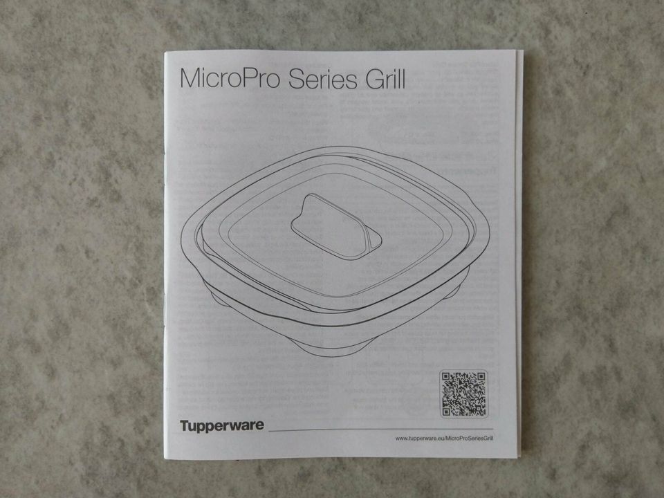 Tupperware - MicroPro Series Grill mit Rezeptheften (NEU) in Essen