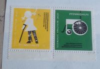 Pfennighilfe Briefmarke in Gelb und grün zusammen 1 € Bayern - Augsburg Vorschau