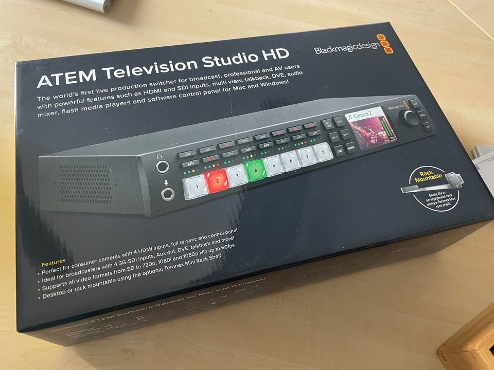 ATEM Television Studio HD - 8 - Kanal Videomischer in Dippoldiswalde