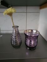Teelichthalter, Kerzenhalter, Deko,  Vase, lila Niedersachsen - Lamspringe Vorschau
